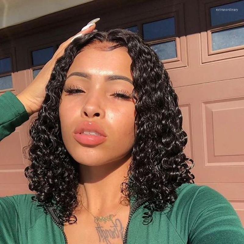 Brazilian Short Bob Lace Front Wig Water Deep Wave For Black Women Hd Transparent Curly Closure Natural Loose Human Hair Wigs, Picture shown
Brazilian Short Bob Lace Front Wig Water Deep Wave For Black Women Hd Transparent Curly Closure Natural Loose Human Hair Wigs, Picture shown