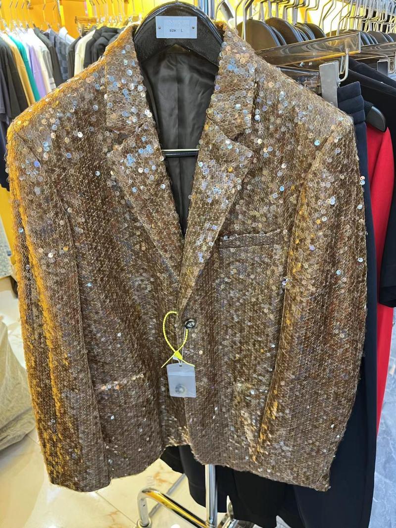 Men's Suits Vb172 Fashion Men's Coats & Jackets 2022 Runway Luxury European Design Party Style Clothing, Gold
Men's Suits Vb172 Fashion Men's Coats & Jackets 2022 Runway Luxury European Design Party Style Clothing, Gold