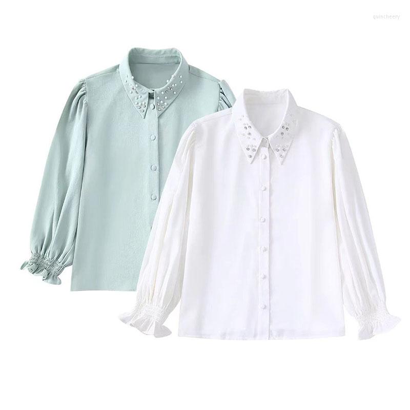 Women's Blouses ZATRHMBM Female Clothing Bejeweled Drape Chic Woman Shirt Long Sleeves Fashion Lady 2022 Button Lapel Basic Ladies Tops, Photo color
Women's Blouses ZATRHMBM Female Clothing Bejeweled Drape Chic Woman Shirt Long Sleeves Fashion Lady 2022 Button Lapel Basic Ladies Tops, Photo color