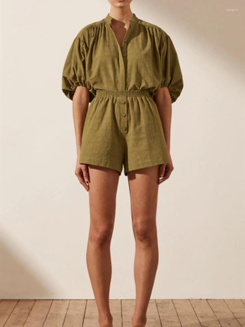 Women' Tracksuits Lady Casual Solid Color Blouse Or High Waist Elastic Shorts Suit Women Stand Collar Puff Sleeve Short Pants Set, White shorts
Women' Tracksuits Lady Casual Solid Color Blouse Or High Waist Elastic Shorts Suit Women Stand Collar Puff Sleeve Short Pants Set, White shorts