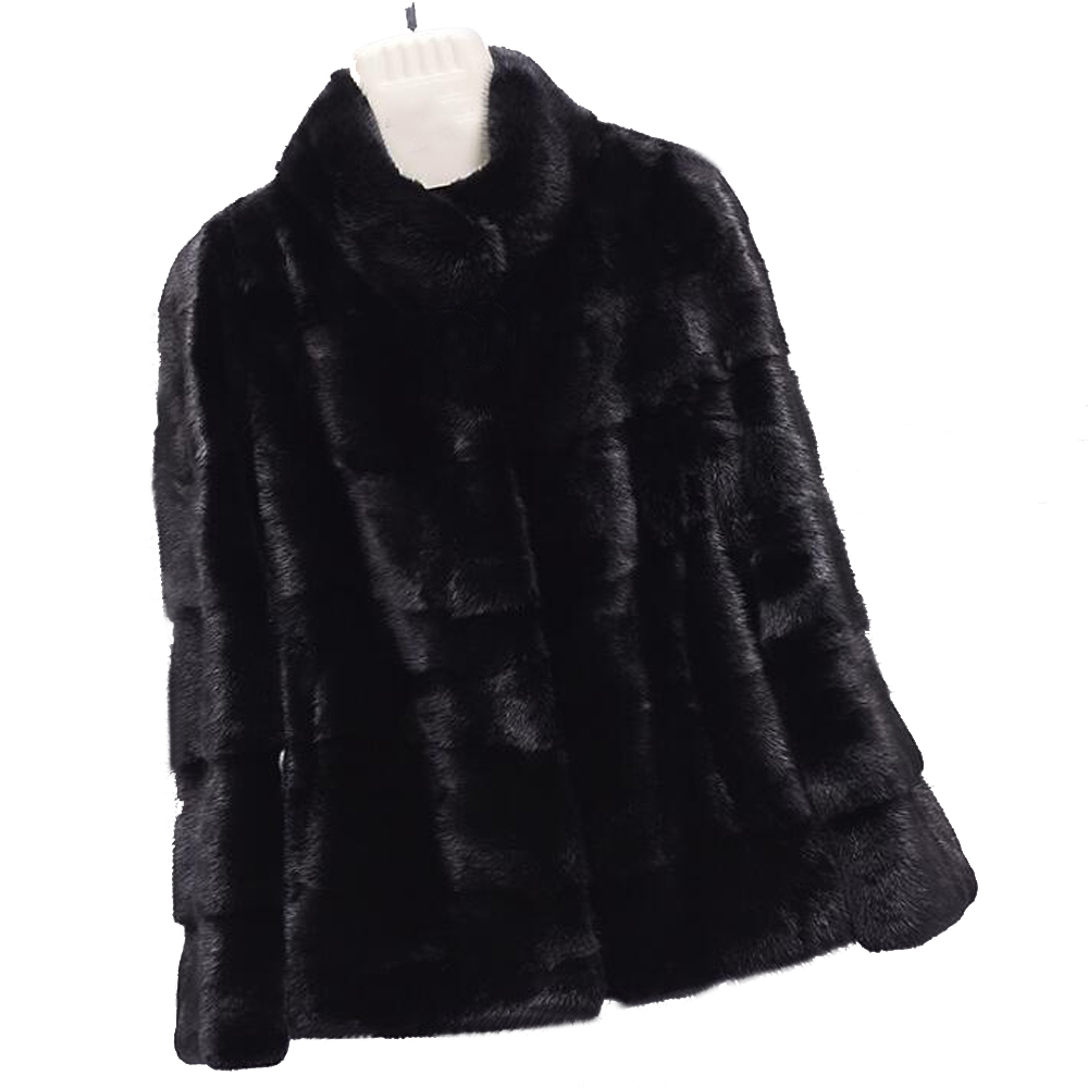 Women' Fur Faux Whole Natural Rabbit Coat Mandarin Collar Real Jacket For Ladies Warm Party Wear Thick sr756 221006, Black
Women' Fur Faux Whole Natural Rabbit Coat Mandarin Collar Real Jacket For Ladies Warm Party Wear Thick sr756 221006, Black
