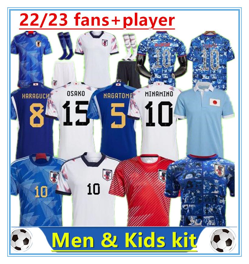 22 23 World Cup Japan national team Soccer Jersey Player version Fans MINAMINO OSAKO YOSHIDA ATOM 100th Anniversary Japanese child Football Shirt HONDA MEN KIDS KIT, 22/23 fans away
22 23 World Cup Japan national team Soccer Jersey Player version Fans MINAMINO OSAKO YOSHIDA ATOM 100th Anniversary Japanese child Football Shirt HONDA MEN KIDS KIT, 22/23 fans away