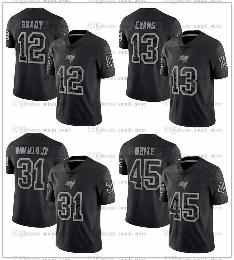 custom RFLCTV Limited Football 12 Tom Brady 13 Mike Evans 31 Antoine Winfield Jr. 45 Devin White Tampa''Bay''Buccaneers''Jersey''NFL Jersey, Black
custom RFLCTV Limited Football 12 Tom Brady 13 Mike Evans 31 Antoine Winfield Jr. 45 Devin White Tampa''Bay''Buccaneers''Jersey''NFL Jersey, Black