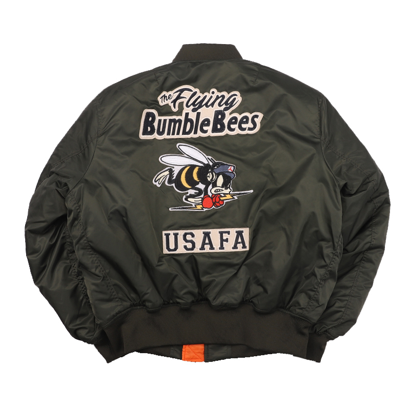 Mens Arrival USAFA Fashion Military Thick Men Pilot Winter Water Proof Puffer Bomber Jackets Coats With Embroidered Patches 221006