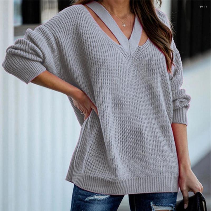 Women's Sweaters Temperament Female Ladies Long Sleeve Solid Color Autumn Sweater Daily Wear, Black
Women's Sweaters Temperament Female Ladies Long Sleeve Solid Color Autumn Sweater Daily Wear, Black