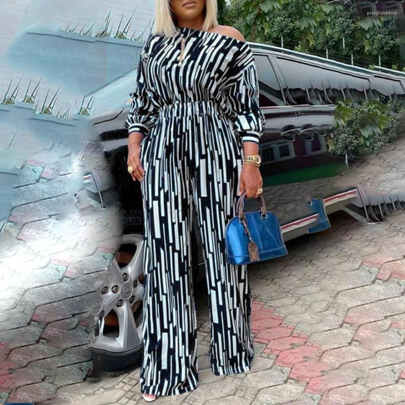 Pants Plus Size Fashion Women Casual Elegant High Waist Wide Leg Top Suit Long Sleeves One Shoulder Loose Playsuit
Pants Plus Size Fashion Women Casual Elegant High Waist Wide Leg Top Suit Long Sleeves One Shoulder Loose Playsuit