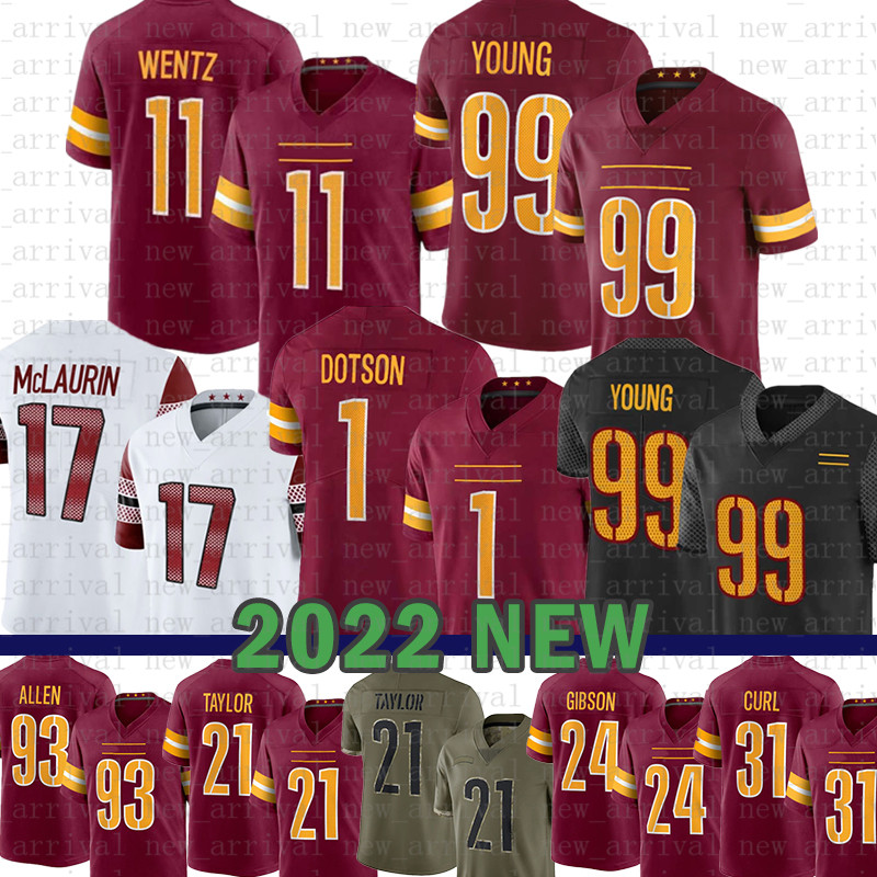 Washingtons Carson Wentz Commanders Football Jersey Chase Young Terry McLaurin Jahan Dotson Antonio Gibson Sean Taylor Jonathan Allen Taylor Heinicke Kamren Curl, Women(size:s-xxl)-hpi
Washingtons Carson Wentz Commanders Football Jersey Chase Young Terry McLaurin Jahan Dotson Antonio Gibson Sean Taylor Jonathan Allen Taylor Heinicke Kamren Curl, Women(size:s-xxl)-hpi