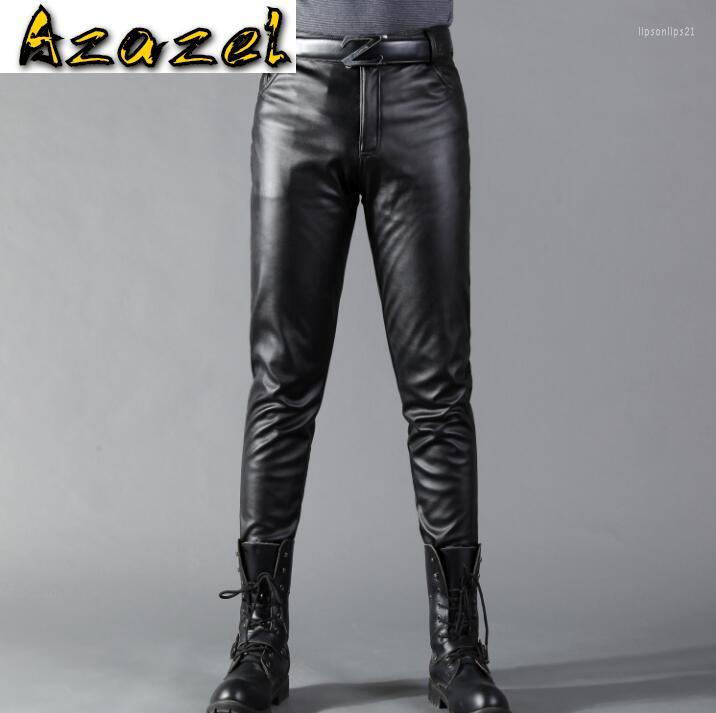 Men's Pants Tide Black Leather Men Korean Skinny Slim PU Pencil Casual Male Trousers
Men's Pants Tide Black Leather Men Korean Skinny Slim PU Pencil Casual Male Trousers