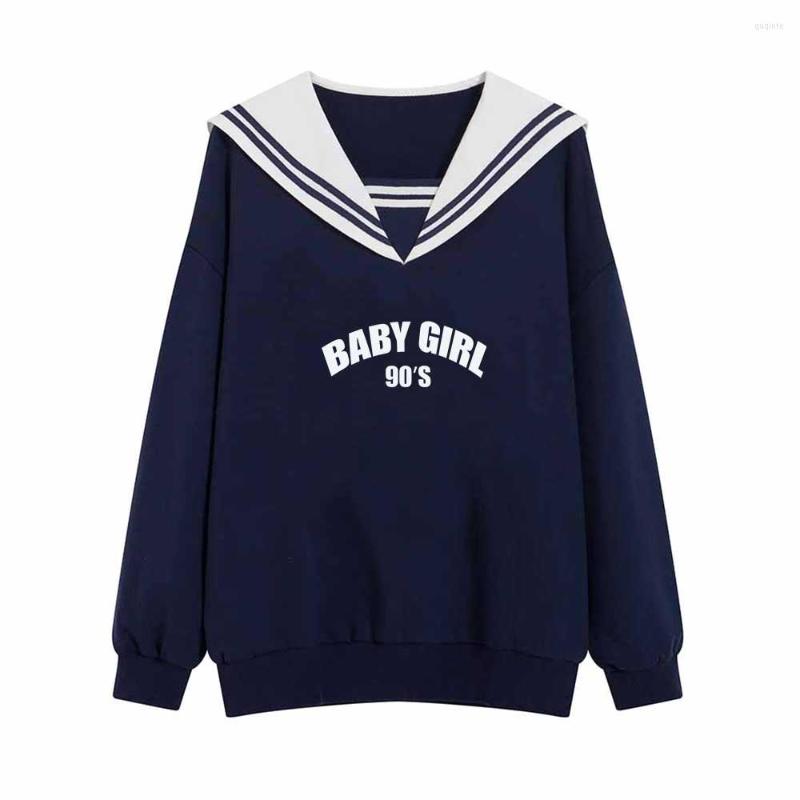 Women' Hoodies 90s Clothes Vintage Japanese Fashion Sailor Collar Hoodie Kawaii Harajuku Tops Women Student Cotton Pullover Sweatshirt, Blue
Women' Hoodies 90s Clothes Vintage Japanese Fashion Sailor Collar Hoodie Kawaii Harajuku Tops Women Student Cotton Pullover Sweatshirt, Blue