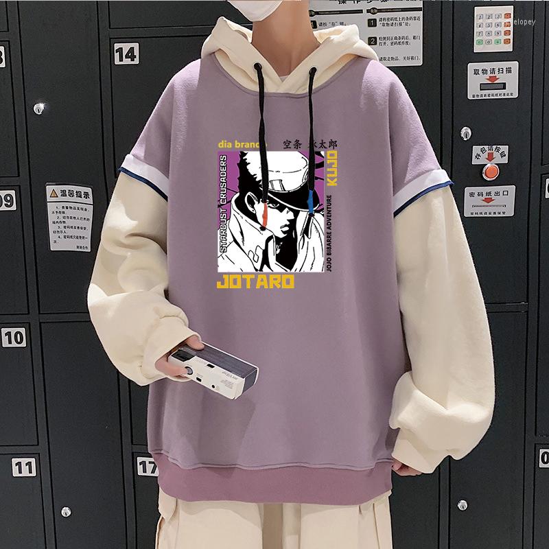 Men' Hoodies Japan Anime Cool Men Kuujou Joutarou Jojos Bizarre Adventure Fashion Cartoon Winter Casual Fake Two Pieces Sweatshirt
Men' Hoodies Japan Anime Cool Men Kuujou Joutarou Jojos Bizarre Adventure Fashion Cartoon Winter Casual Fake Two Pieces Sweatshirt