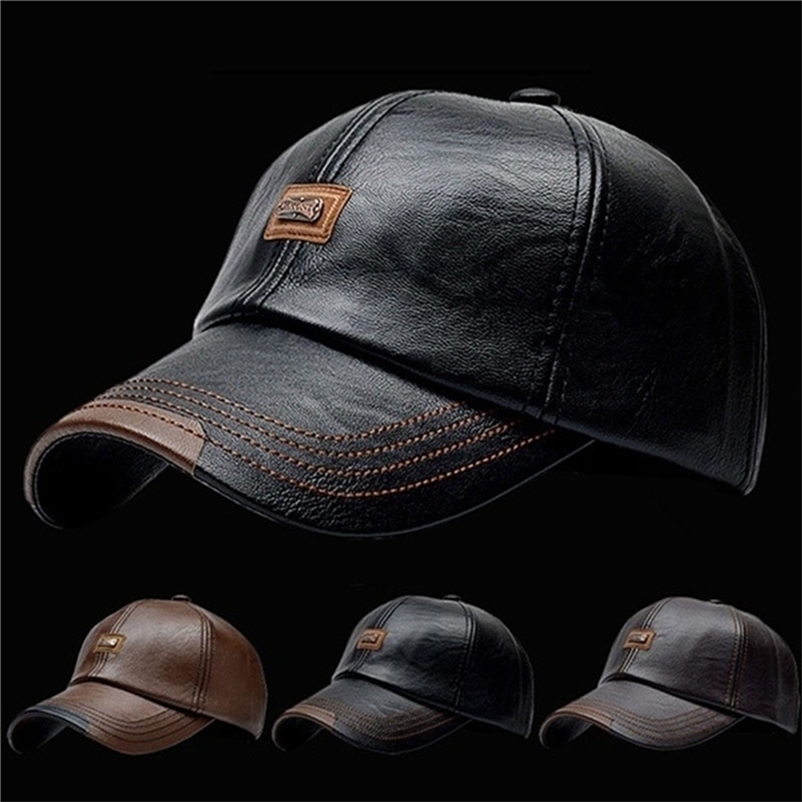 Ball Caps Baseball Casual Fashion Hat Autumn And Winter Plus Velvet Leather For Men 221007, Dark brown
Ball Caps Baseball Casual Fashion Hat Autumn And Winter Plus Velvet Leather For Men 221007, Dark brown