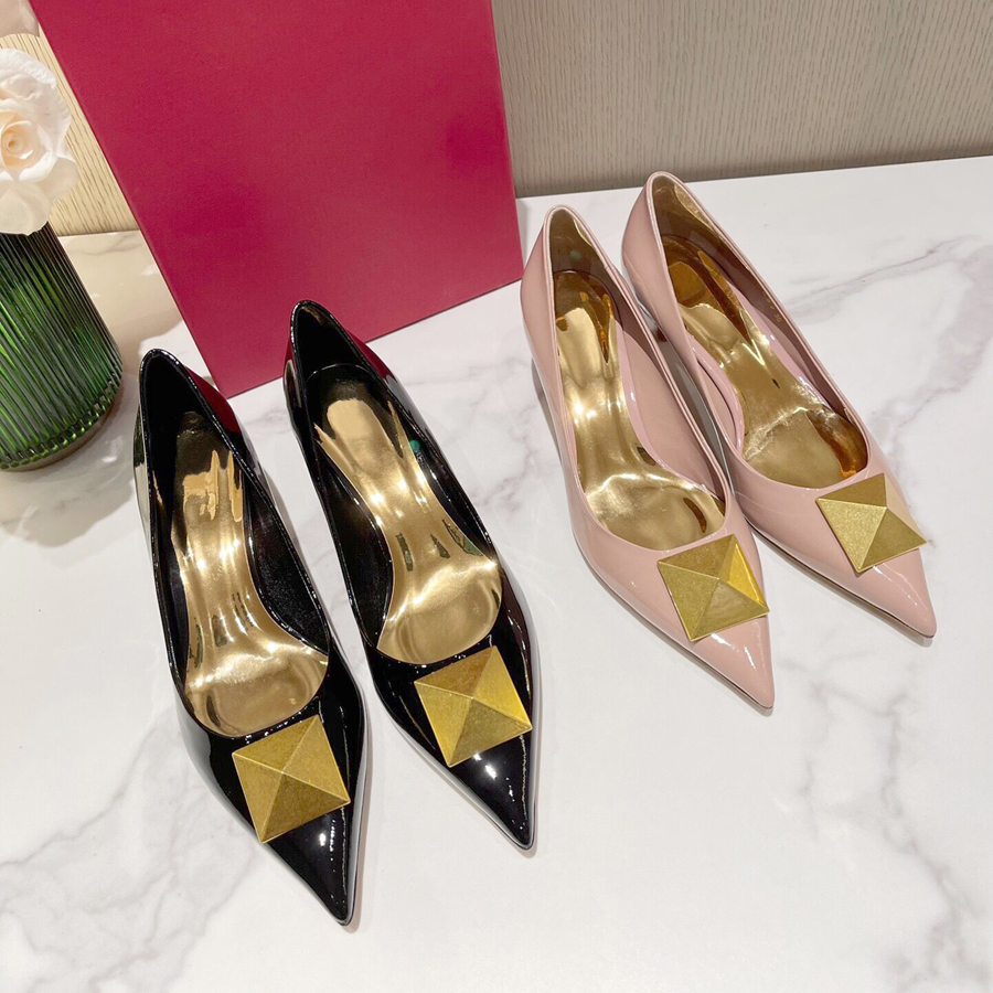 Luxury Women's Shoes High Heels Formal Shoes 8.5CM Designer Classic Fashion Leather Pointed Fine Heel Metal Black Nude Evening Wedding Party Dress Large Size 35-41
Luxury Women's Shoes High Heels Formal Shoes 8.5CM Designer Classic Fashion Leather Pointed Fine Heel Metal Black Nude Evening Wedding Party Dress Large Size 35-41