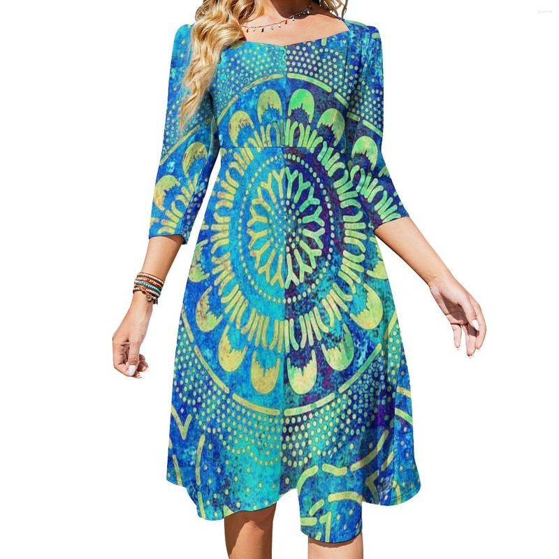 Casual Dresses Bohemian Lagoon Dress Blue Mandala Print Kawaii Spring Sexy Square Collar Stylish Graphic Big Size 5XL 6XL, Style-4
Casual Dresses Bohemian Lagoon Dress Blue Mandala Print Kawaii Spring Sexy Square Collar Stylish Graphic Big Size 5XL 6XL, Style-4