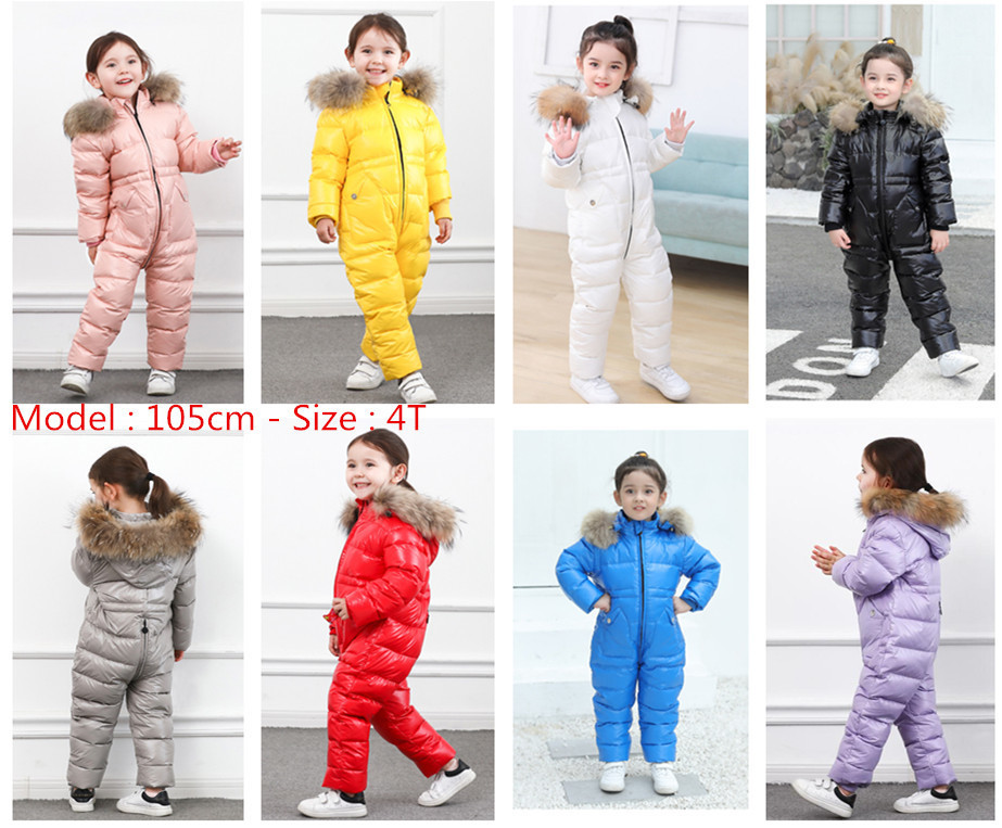 Down Coat 30 Russian Winter Snowsuit Boy Baby Jacket 80 Duck Outdoor Infant Clothes Girls Climbing For Boys Kids Jumpsuit 2 5y 221007