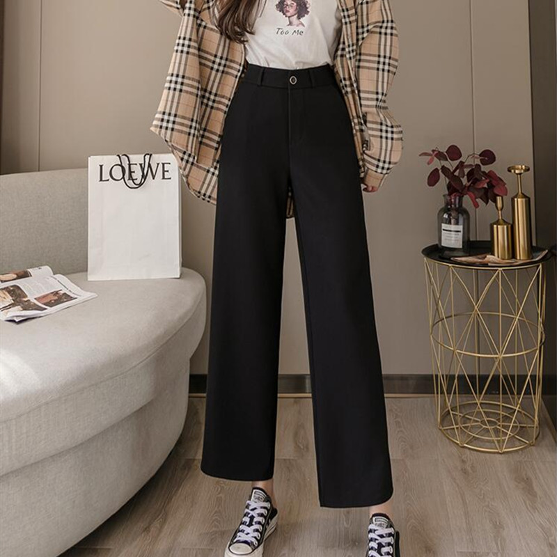 Womens Pants Capris Sweatpants Women Clothes Pants Streetwear Summer Fashion Korean Style Wide Leg Harajuku Baggy Black High Waisted Vintage 221007