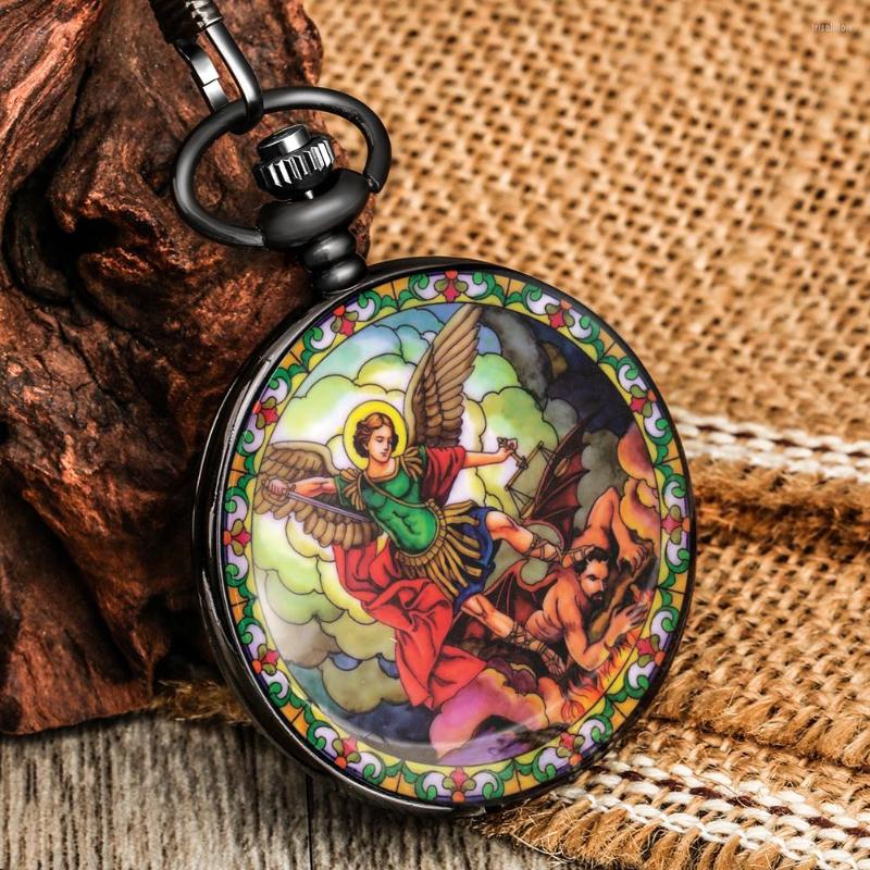 Pocket Watches Catholicism Customize Pattern Watch Quartz Arabic Numerals Face Practical Pendant Alloy Thick Chain Gift For Women
Pocket Watches Catholicism Customize Pattern Watch Quartz Arabic Numerals Face Practical Pendant Alloy Thick Chain Gift For Women