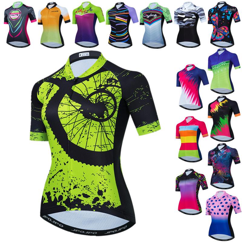 Racing Jackets Women's Wheel Cycling Jersey Short Sleeve Mountain Bicycle Shirt Road Clothing Pro Team MTB Bike, Model 17
Racing Jackets Women's Wheel Cycling Jersey Short Sleeve Mountain Bicycle Shirt Road Clothing Pro Team MTB Bike, Model 17