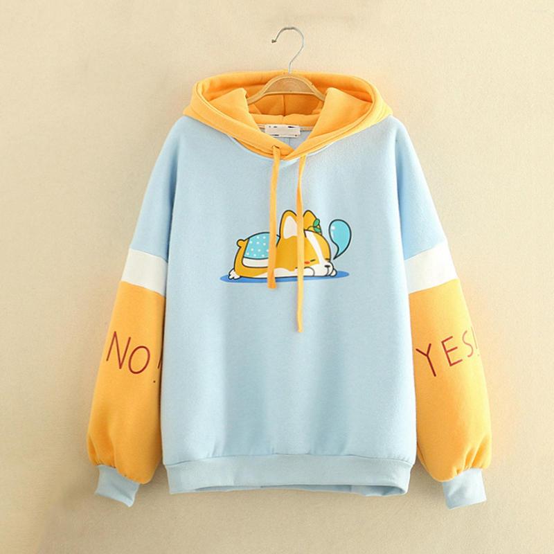 Women' Hoodies Women Japanese Akita Cute Dog Embroidery Kawaii Sweatshirts Girls Pullovers Sweet Teens Tops Pullover Clothes, Orange
Women' Hoodies Women Japanese Akita Cute Dog Embroidery Kawaii Sweatshirts Girls Pullovers Sweet Teens Tops Pullover Clothes, Orange