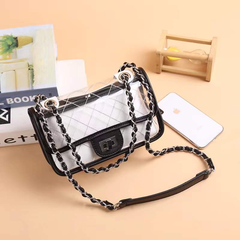 2022 Trend Korean Women Laser Transparent Bags Crossbody Shoulder Summer Bags Messenger PVC Waterproof Beach Bags