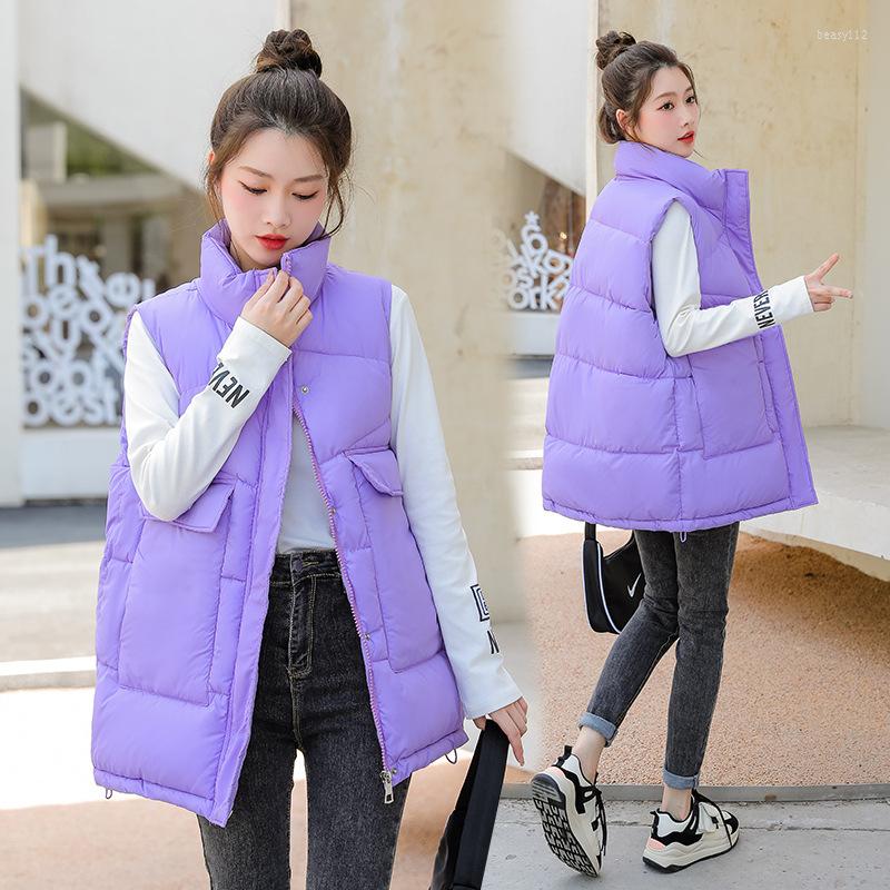 Women's Vests 2022 Women's Down Cotton Warm Vest Coat Winter Ladies Casual Waistcoat Female Sleeveless Mid Long Jacket Chaleco Mujer, Purple
Women's Vests 2022 Women's Down Cotton Warm Vest Coat Winter Ladies Casual Waistcoat Female Sleeveless Mid Long Jacket Chaleco Mujer, Purple