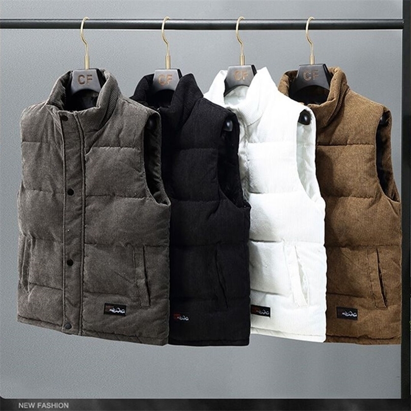 Mens Down Parkas autumn winter mens corduroy down cotton waistcoat casual vest sleeveless thermal vest fashion thickened horse clip 2201006, White
Mens Down Parkas autumn winter mens corduroy down cotton waistcoat casual vest sleeveless thermal vest fashion thickened horse clip 2201006, White