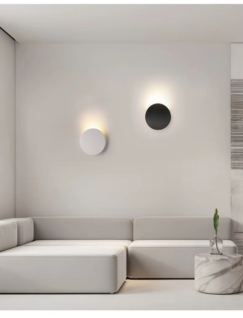 Modern LED Wall Light Bedroom Bedside Lamp Simple Fashion Hotel Room Wall Lamps Background Sconce