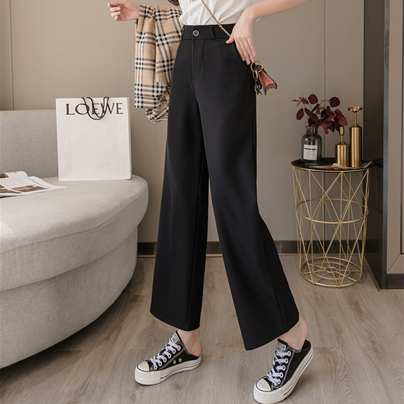 Womens Pants Capris Sweatpants Women Clothes Pants Streetwear Summer Fashion Korean Style Wide Leg Harajuku Baggy Black High Waisted Vintage 221007