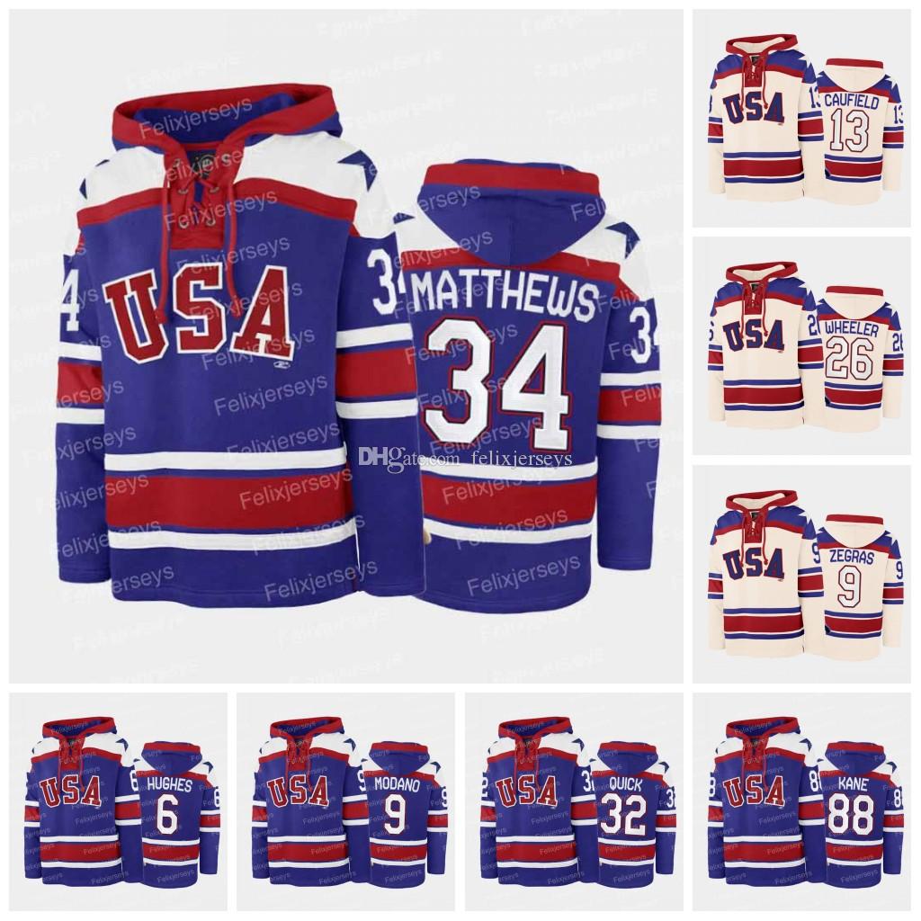Hockey Miracle On Team Usa Hoodie Auston Matthews Ice Hockey Jerseys Mike Modano Patrick Kane Trevor Zegras Jack Hughes Jonathan Quick Cole, Blue mens s-xxxl
Hockey Miracle On Team Usa Hoodie Auston Matthews Ice Hockey Jerseys Mike Modano Patrick Kane Trevor Zegras Jack Hughes Jonathan Quick Cole, Blue mens s-xxxl