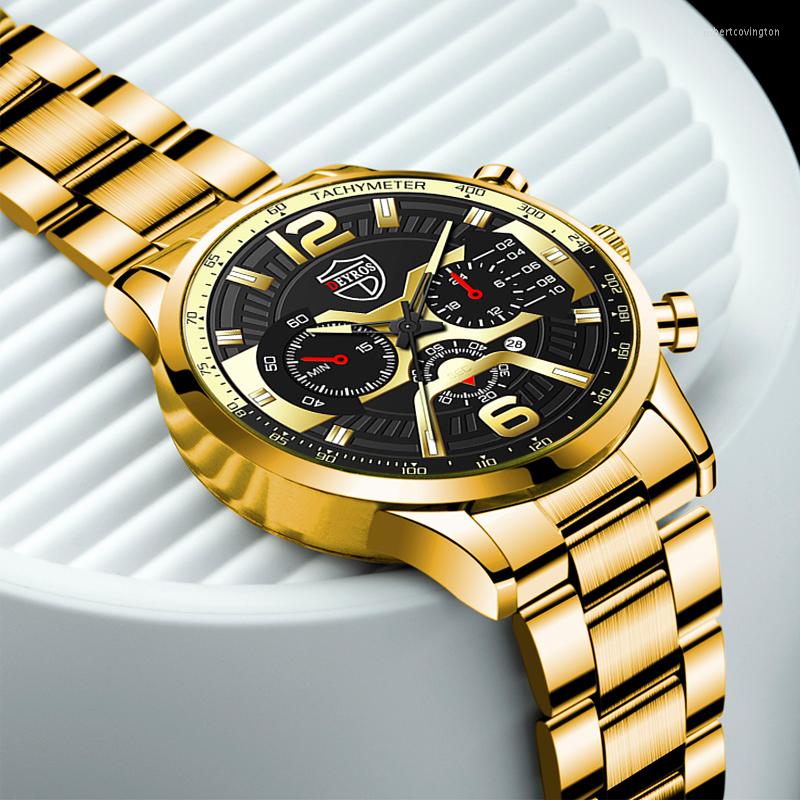 Wristwatches Fashion Mens Watches Luxury Men Sports Stainless Steel Quartz Wrist Watch Male Business Casual Leather Relogio Masculino, Leather gold black
Wristwatches Fashion Mens Watches Luxury Men Sports Stainless Steel Quartz Wrist Watch Male Business Casual Leather Relogio Masculino, Leather gold black