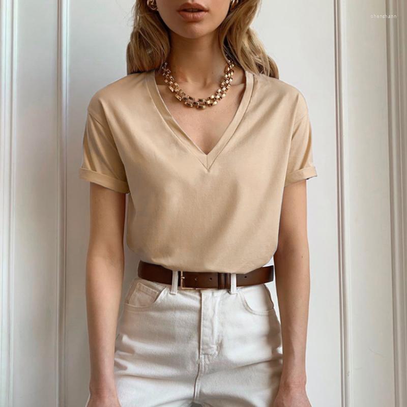 Women's Tanks Cotton Summer Y2K T Shirt Women Soft Short Sleeve V Neck Female Tees Basic Kintwear Tops Harajuku Tshirt For Ladies, Bai
Women's Tanks Cotton Summer Y2K T Shirt Women Soft Short Sleeve V Neck Female Tees Basic Kintwear Tops Harajuku Tshirt For Ladies, Bai