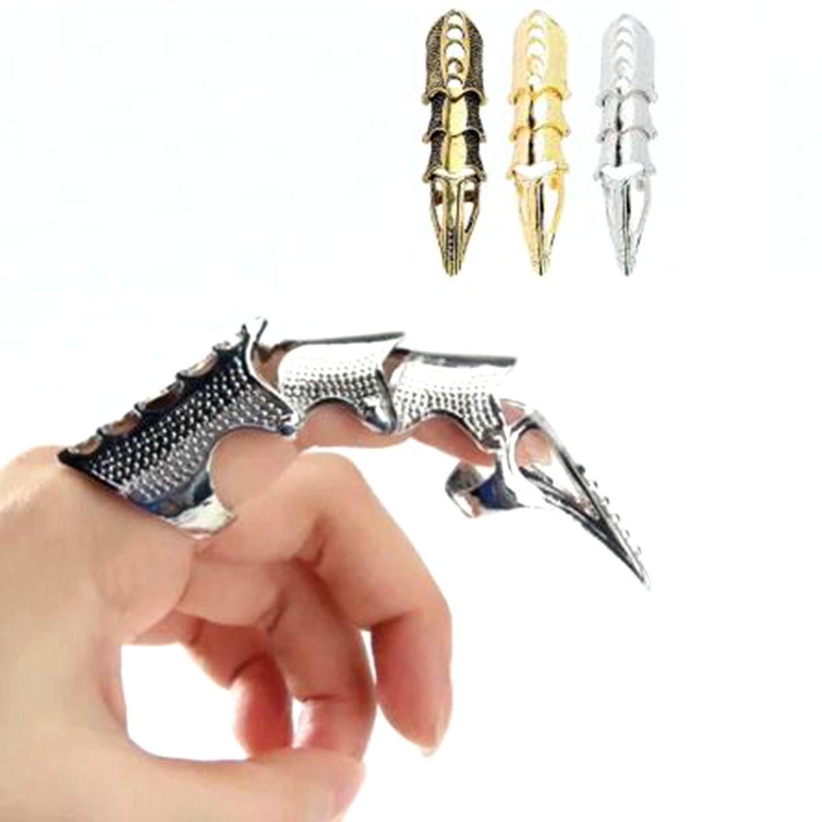 12Pcs Punk Ring Rock Scroll Joint Armor Knuckle Metal Full Finger Claw Rings Halloween Unisex Adjustable Ring
12Pcs Punk Ring Rock Scroll Joint Armor Knuckle Metal Full Finger Claw Rings Halloween Unisex Adjustable Ring