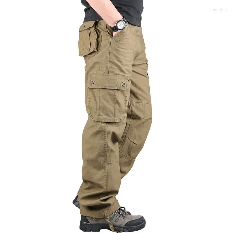 Men's Pants Men's Cargo Mens Casual Multi Pockets Military Tactical Men Outwear Straight Slacks Long Trousers Large Size 42 44
Men's Pants Men's Cargo Mens Casual Multi Pockets Military Tactical Men Outwear Straight Slacks Long Trousers Large Size 42 44
