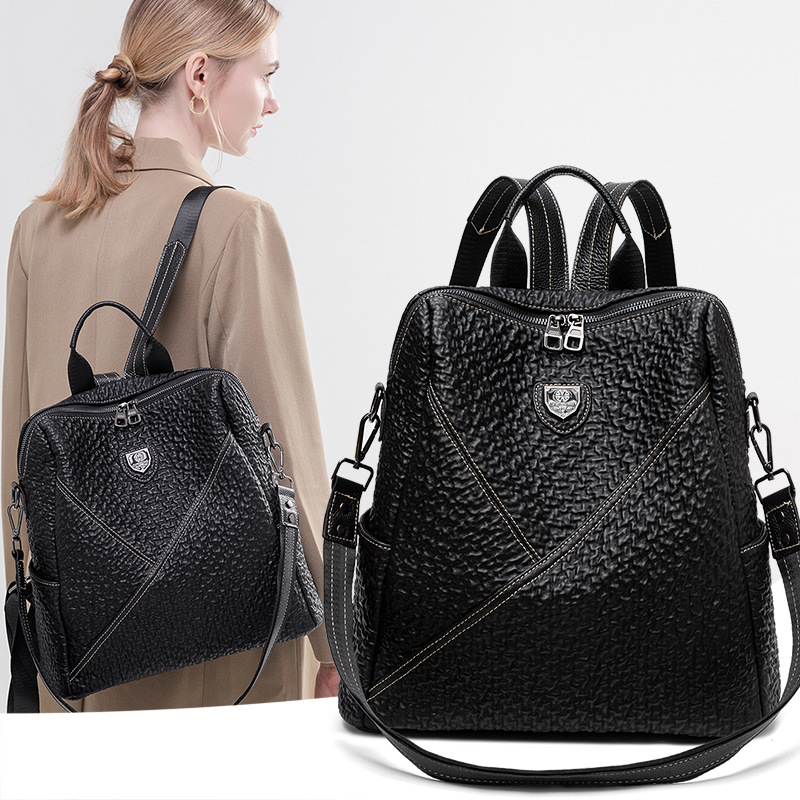 Women Men Backpack Style Genuine Leather Fashion Casual Bags Small Girl Schoolbag Business Laptop Backpack Charging Bagpack Rucksack Sport&Outdoor Packs 303, Black
Women Men Backpack Style Genuine Leather Fashion Casual Bags Small Girl Schoolbag Business Laptop Backpack Charging Bagpack Rucksack Sport&Outdoor Packs 303, Black