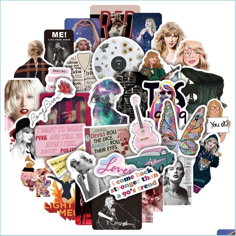 Car Stickers 50Pcs Taylor Swift Sticker Pack For Laptop Skateboard Motorcycle Decals Drop Delivery 2021 Mobiles Motor Carstickerstore Dh0Wx, Multi colors
Car Stickers 50Pcs Taylor Swift Sticker Pack For Laptop Skateboard Motorcycle Decals Drop Delivery 2021 Mobiles Motor Carstickerstore Dh0Wx, Multi colors