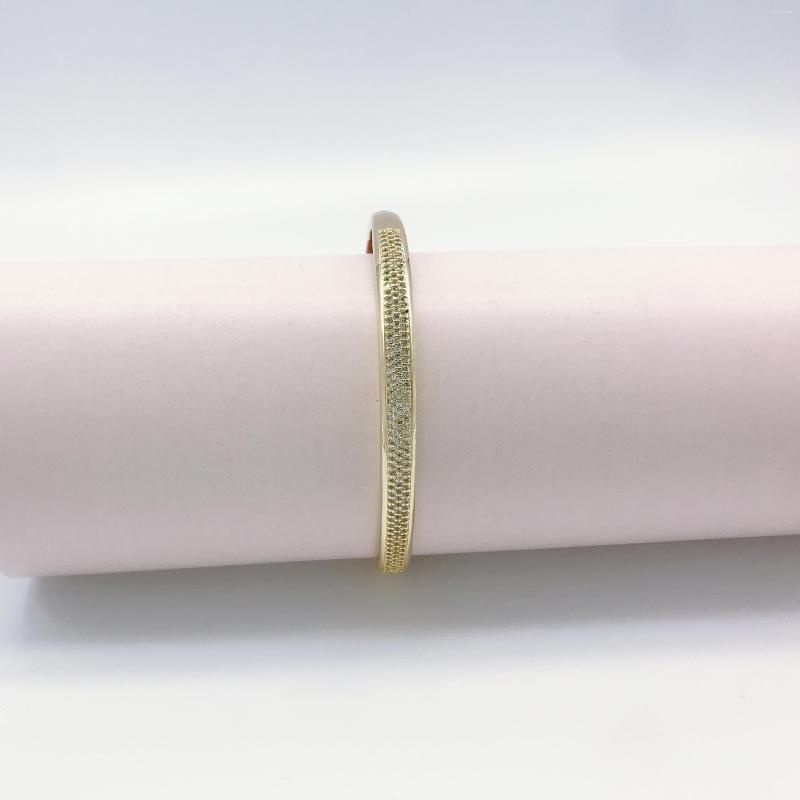 Bangle Trendy Gold Plating Elegant Classic Crystal Simple Style Closed Thin Circle Bracelets & Bangles For Women Luxury Jewelry
Bangle Trendy Gold Plating Elegant Classic Crystal Simple Style Closed Thin Circle Bracelets & Bangles For Women Luxury Jewelry