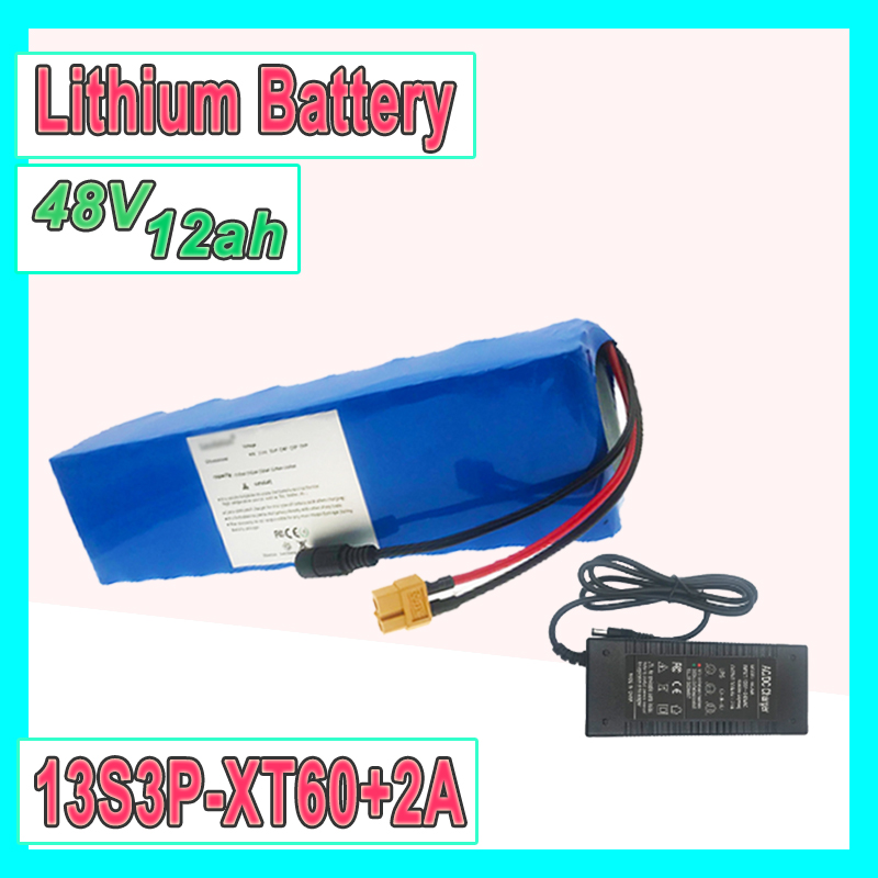 Vakaumus 48V 12ah Lithium Battery Pack 18650 13S 3P For 500W 450W 350w 250W 54.6V Ebike Electric Bicycle Scooter With 2A Charger
Vakaumus 48V 12ah Lithium Battery Pack 18650 13S 3P For 500W 450W 350w 250W 54.6V Ebike Electric Bicycle Scooter With 2A Charger