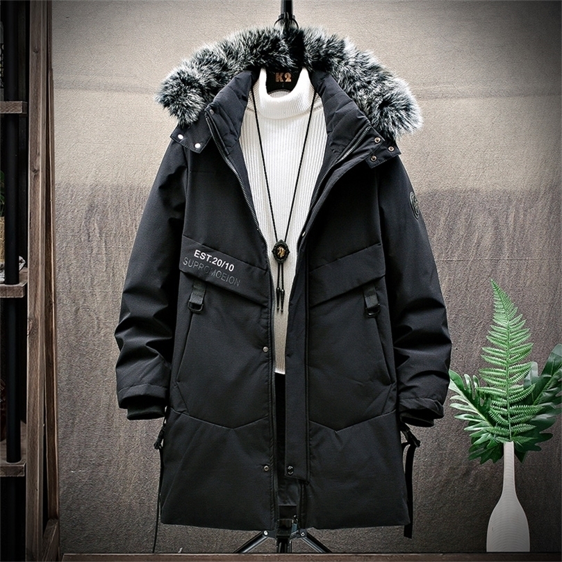 Mens Down Parkas Men Winter Long Down Jacket Men Korean Fashion Waterproof Loose Hooded Jacket Windproof Soft Shell Down Jacket For Men 2201006, Men green jacket
Mens Down Parkas Men Winter Long Down Jacket Men Korean Fashion Waterproof Loose Hooded Jacket Windproof Soft Shell Down Jacket For Men 2201006, Men green jacket