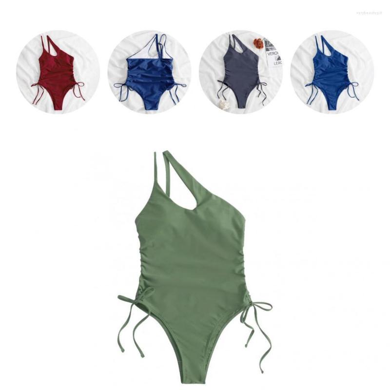 Women's Swimwear Chic Women Swimsuit Slim Fit Solid Color Soft Lady Monokini, Army green s
Women's Swimwear Chic Women Swimsuit Slim Fit Solid Color Soft Lady Monokini, Army green s