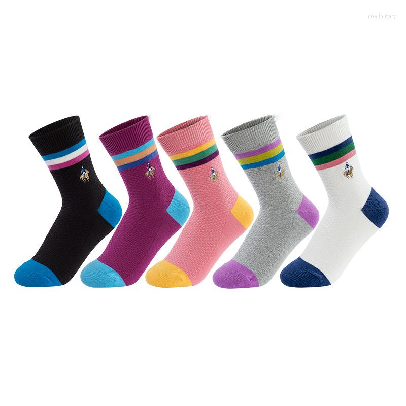 Women Socks 2022 Autumn Winter Pier Polo Brand Cotton Women's Multicolor Middle Tube Embroidery Happy Gift Female Size 35-41, Mix 5 colors
Women Socks 2022 Autumn Winter Pier Polo Brand Cotton Women's Multicolor Middle Tube Embroidery Happy Gift Female Size 35-41, Mix 5 colors