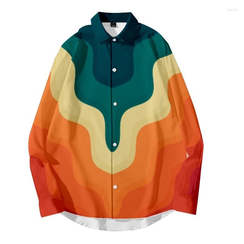 Men's Casual Shirts Luxury Button Cardigan Blouse Single Breast Turn-down Collar Shirt Men's Long Sleeve Hawaiian Clothes, Style 3
Men's Casual Shirts Luxury Button Cardigan Blouse Single Breast Turn-down Collar Shirt Men's Long Sleeve Hawaiian Clothes, Style 3
