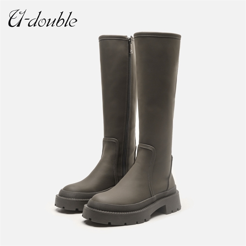 Boots UDouble Brand Women Knee Fashion Casual Platform Winter Shoes For Woman Warm Fur Long Office Lady Footwear 221006, Green zipper
Boots UDouble Brand Women Knee Fashion Casual Platform Winter Shoes For Woman Warm Fur Long Office Lady Footwear 221006, Green zipper