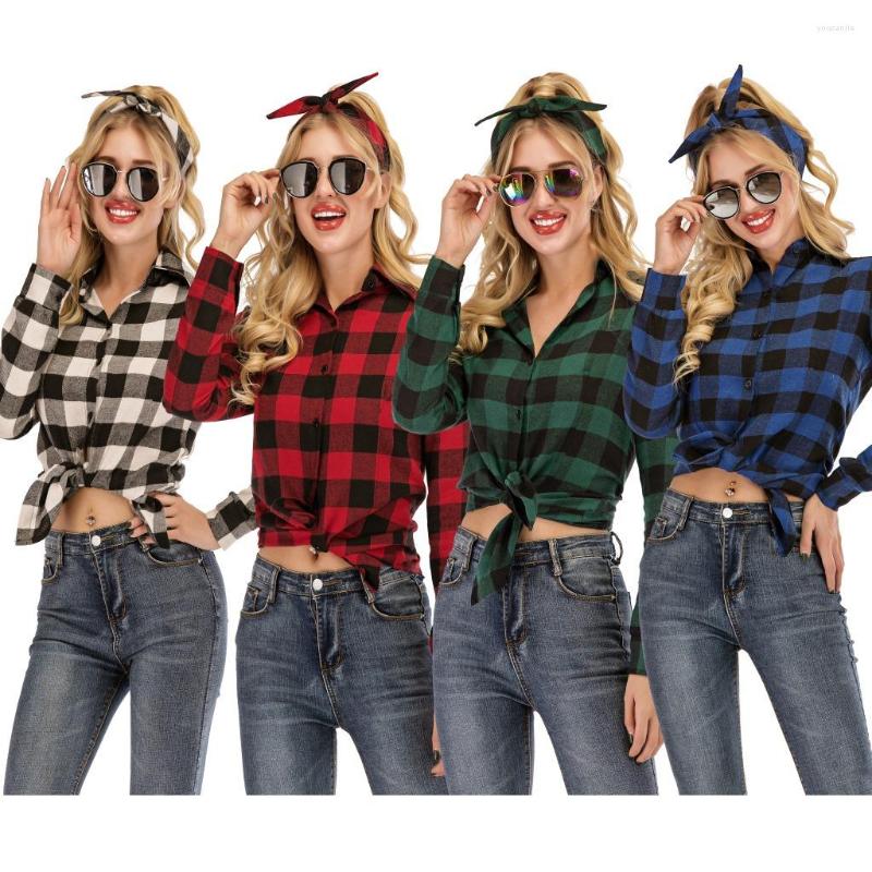 Women' Blouses 11TS1061 Autumn Winter Women Casual Fashion Plaid Print Bandage, Green
Women' Blouses 11TS1061 Autumn Winter Women Casual Fashion Plaid Print Bandage, Green