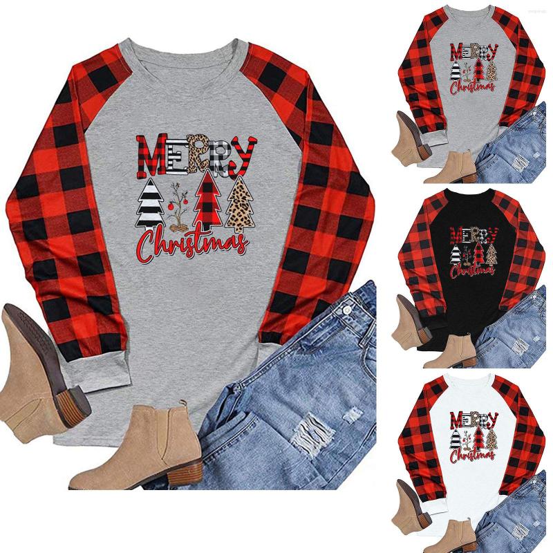 Women's T Shirts Long Shirt Women Casual Christmas Printing Plaid Raglan Sleeve Blouse Tops French, Black
Women's T Shirts Long Shirt Women Casual Christmas Printing Plaid Raglan Sleeve Blouse Tops French, Black