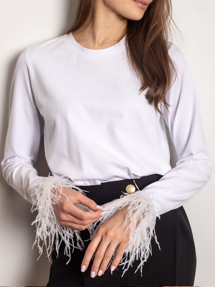 Women' T Shirts Feather Long Sleeve T-Shirts Women O Neck Basic Casual Tees Autumn Summer Y2K White Blue Shirt Sexy Ladies Fashion Tops
Women' T Shirts Feather Long Sleeve T-Shirts Women O Neck Basic Casual Tees Autumn Summer Y2K White Blue Shirt Sexy Ladies Fashion Tops