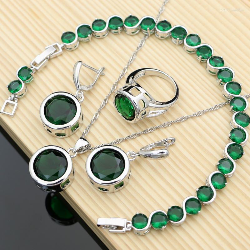 Necklace Earrings Set Silver 925 Big Green Stone Beads Exaggeration Rings Women Party Jewellry Drop, Picture shown
Necklace Earrings Set Silver 925 Big Green Stone Beads Exaggeration Rings Women Party Jewellry Drop, Picture shown