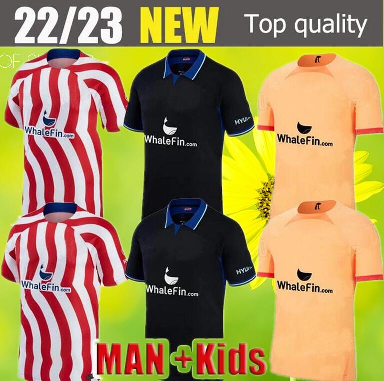 22 23 Atletico Madrids Soccer Jerseys MORATA GRIEZMANN JOAO FELIX 2021 2022 M.Llorente CORREA KOKE Camisetas de futbol LEMAR CARRASCO men kids kit Football Shirt
22 23 Atletico Madrids Soccer Jerseys MORATA GRIEZMANN JOAO FELIX 2021 2022 M.Llorente CORREA KOKE Camisetas de futbol LEMAR CARRASCO men kids kit Football Shirt