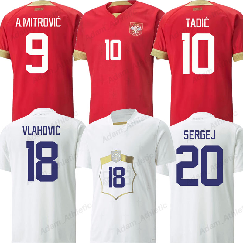 Serbian soccer jerseys 2022 Serbias jersey A.MITROVIC VLAHOVIC TADIC Serbien football shirts SERGEJ KOSTIC JOVIC RACIC RADONJIC shirt 22 23 Serbien Trikot, 2022 home+unl patches
Serbian soccer jerseys 2022 Serbias jersey A.MITROVIC VLAHOVIC TADIC Serbien football shirts SERGEJ KOSTIC JOVIC RACIC RADONJIC shirt 22 23 Serbien Trikot, 2022 home+unl patches