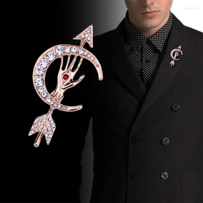 Brooches Metal Retro Palm Arrow Moon Men Personality Shirt Scarf Buckle Lapel Pin Badge Brooch Jewelry Luxury Women Accessories
Brooches Metal Retro Palm Arrow Moon Men Personality Shirt Scarf Buckle Lapel Pin Badge Brooch Jewelry Luxury Women Accessories