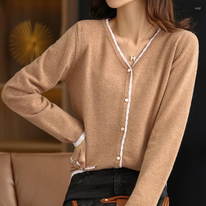Women' Knits Wool Cardigan Women V-Neck Large Size Jacket Fashion Long-Sleeve Sweater Spring Wild Female Coat Loose Cashmere Shirt, Black
Women' Knits Wool Cardigan Women V-Neck Large Size Jacket Fashion Long-Sleeve Sweater Spring Wild Female Coat Loose Cashmere Shirt, Black