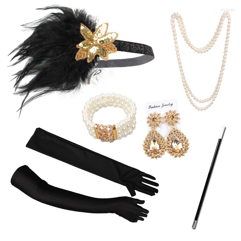 Necklace Earrings Set 1920S Women Flapper Gatsby Costume Accessories 20S Vintage Feather Headband Gloves Cigarette Holder, Picture shown
Necklace Earrings Set 1920S Women Flapper Gatsby Costume Accessories 20S Vintage Feather Headband Gloves Cigarette Holder, Picture shown